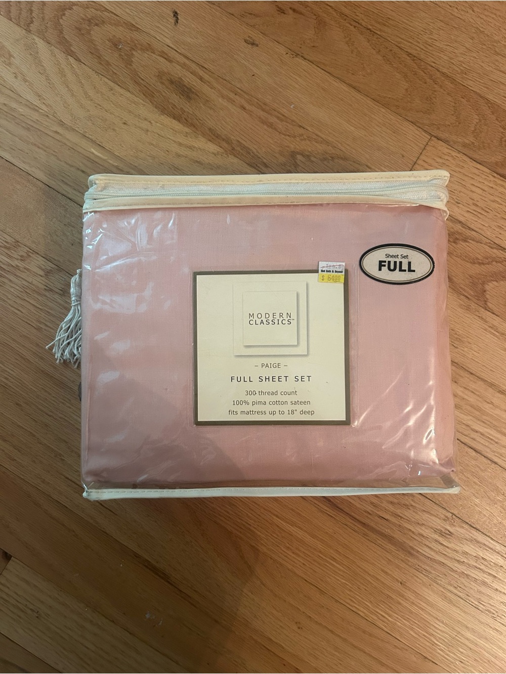 Bed Bath & Beyond Modern Classics Paige Full Sheet Set - Blush Pink